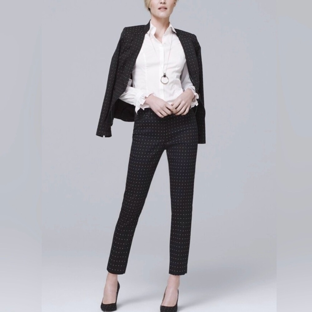White House Black Market Diamond Dots Blazer - Picture 4 of 10